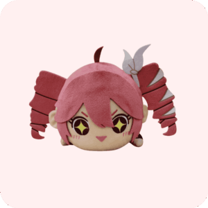 Lying Fat Teto Plush With Hairpin